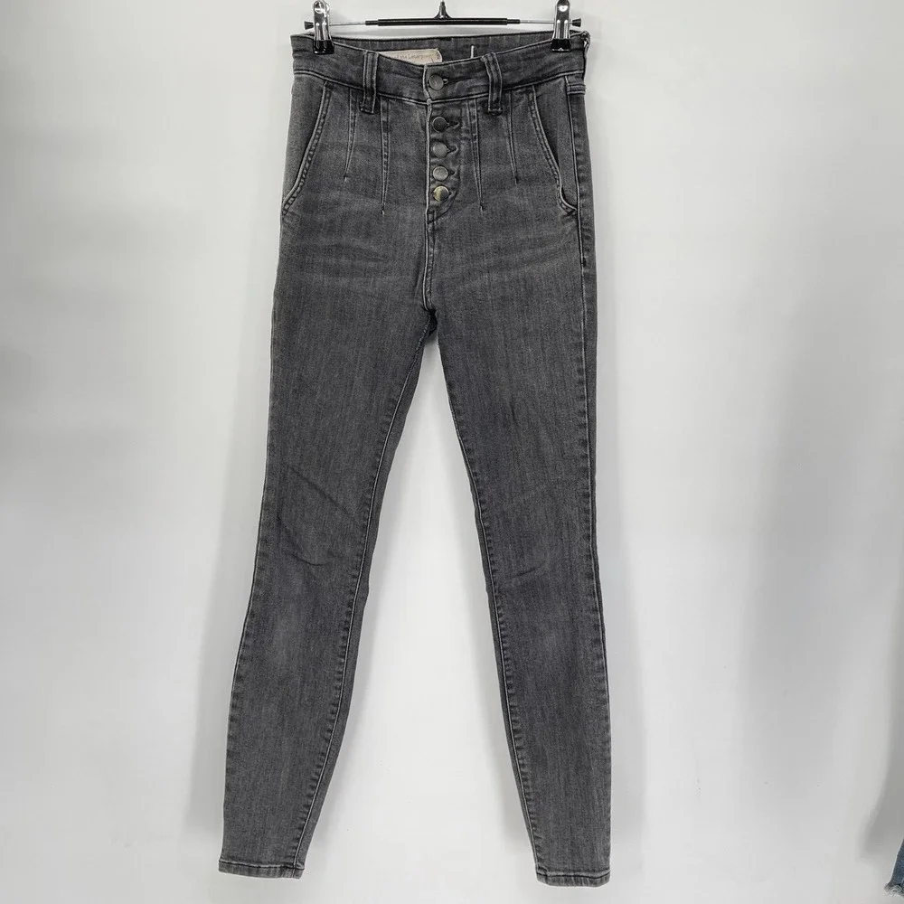 Pilcro And‎ The Letterpress Womens Size 25 Black Highrise Skinny Jeans
